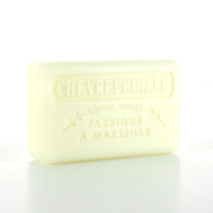 Savon Chèvrefeuille -  Made in Marseille -  enrichie au beurre de karité bio