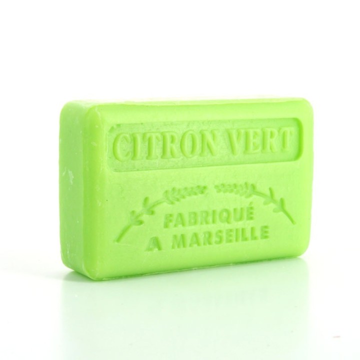 Savon Citron Vert -  Made in Marseille -  enrichie au beurre de karité bio