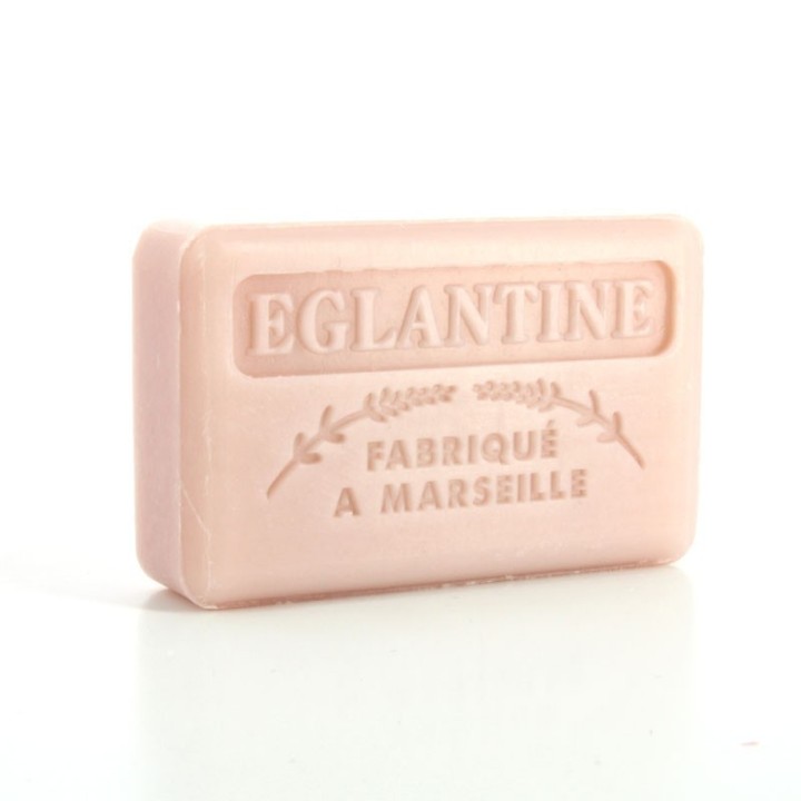 Savon Eglantine -  Made in Marseille -  enrichie au beurre de karité bio