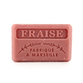 Savon Fraise -  Made in Marseille -  enrichie au beurre de karité bio