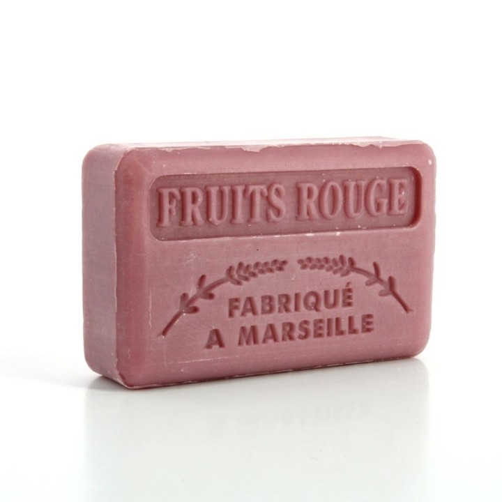 Savon Fruits Rouge -  Made in Marseille -  enrichie au beurre de karité bio
