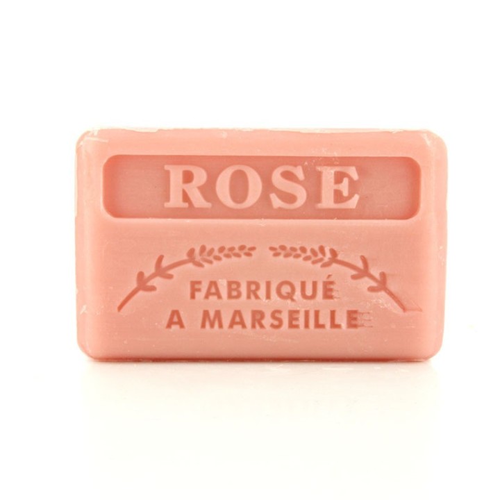 Savon Rose -  Made in Marseille -  enrichi au beurre de karité bio