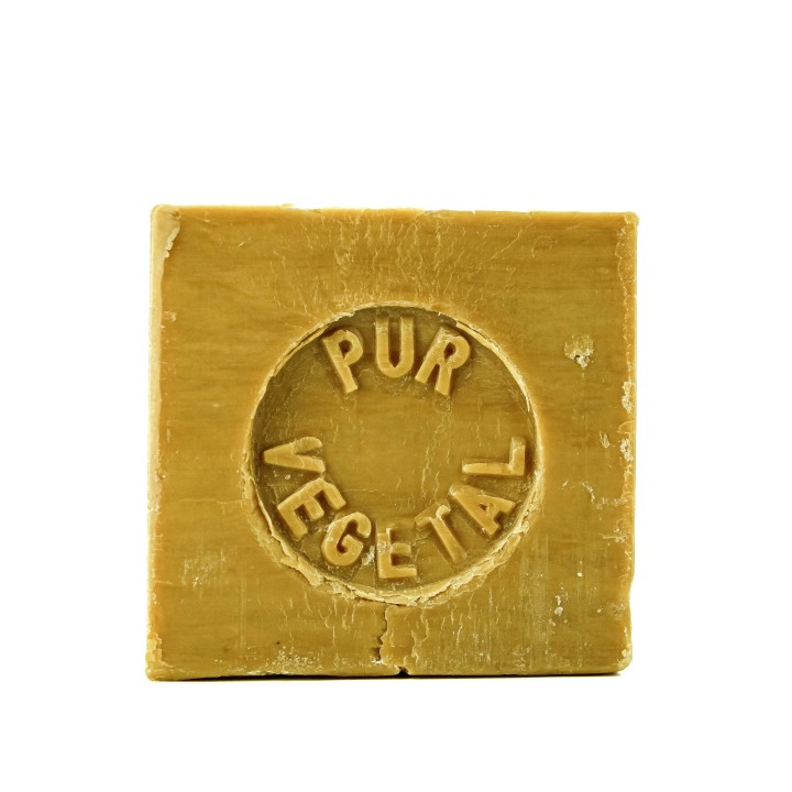 Authentique Cube de Savon de Marseille - huiles végétales - 72% - 600g
