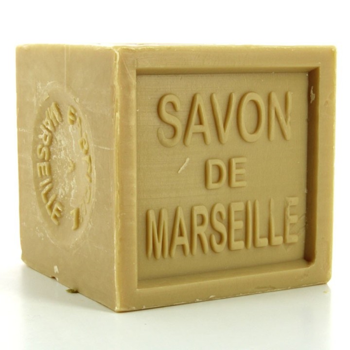 Authentique Cube de Savon de Marseille - huiles végétales - 72% - 600g