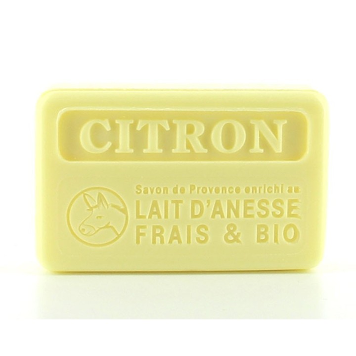 Savon citron au lait d'ânesse 100g