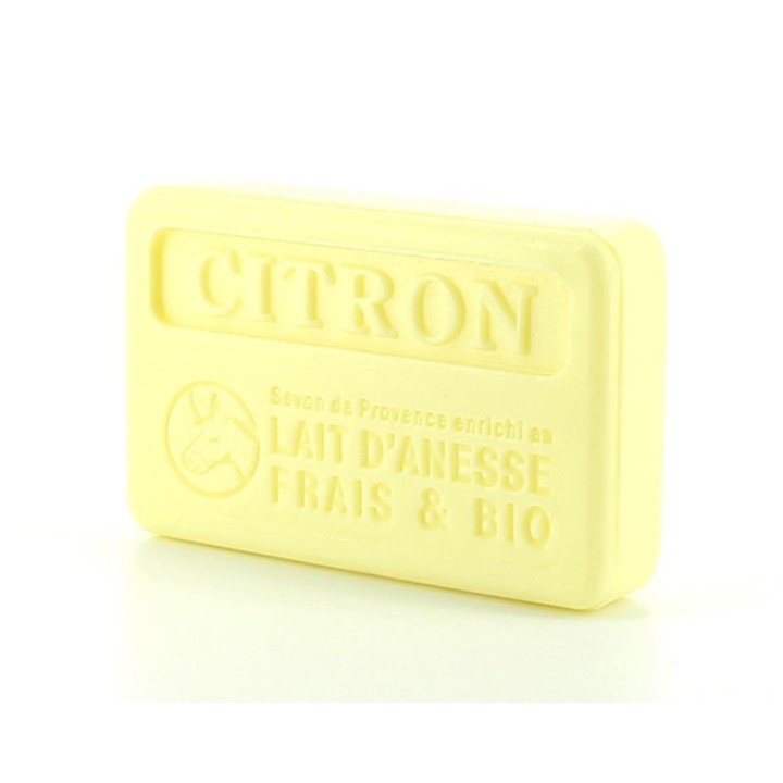 Savon citron au lait d'ânesse 100g