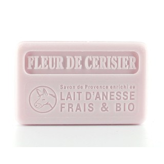Savon fleur de cerisier au lait d'ânesse 100g