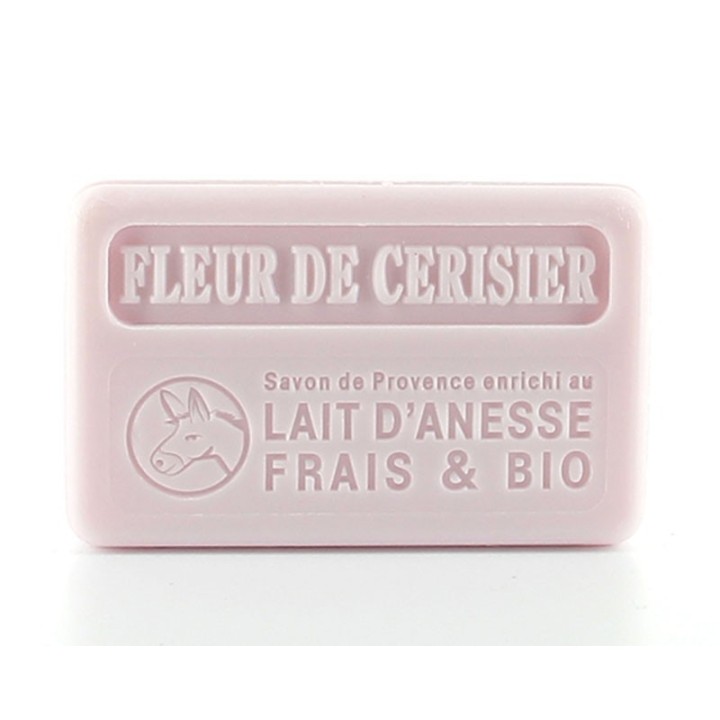 Savon fleur de cerisier au lait d'ânesse 100g