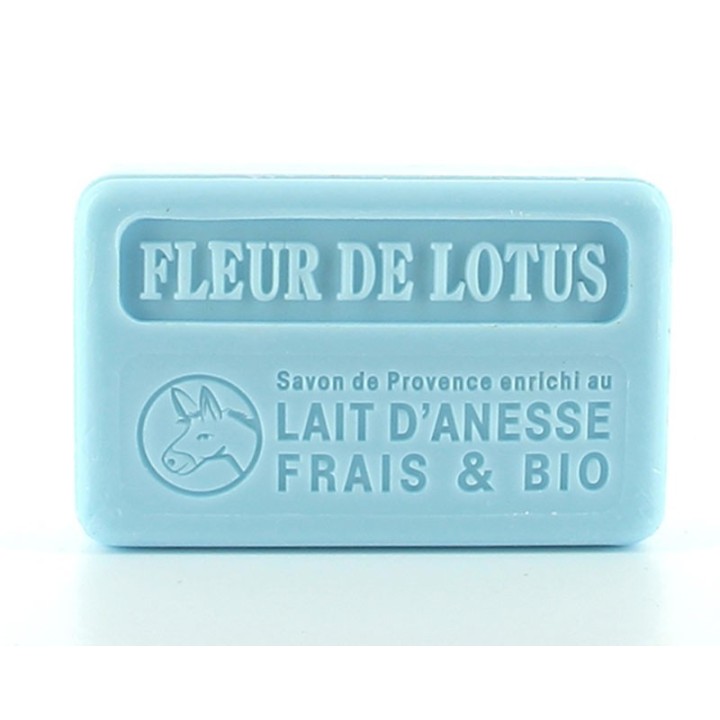 Savon fleur de lotus au lait d'ânesse 100g