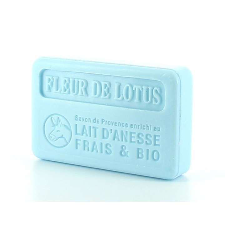 Savon fleur de lotus au lait d'ânesse 100g
