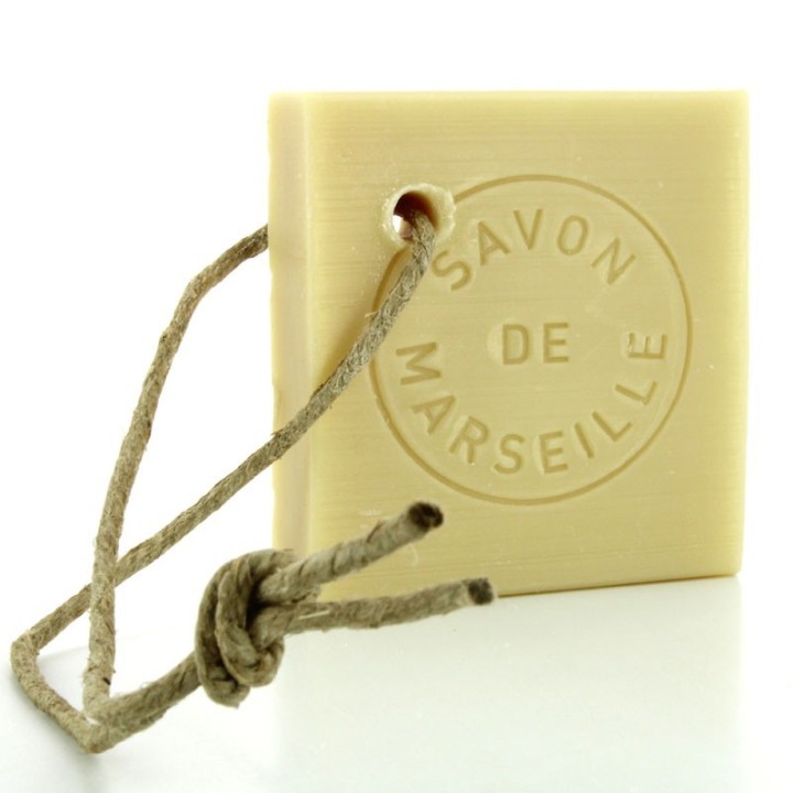 Authentique savon de Marseille - 72% d'huile - petite - tranche - corde
