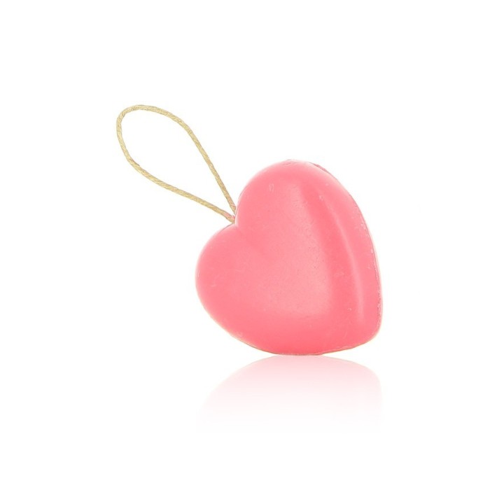 Le coeur rouge avec corde 90 g