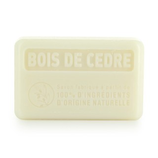 Savon Bois de Cèdre (huile essentielle) Nature 100% - Marseille