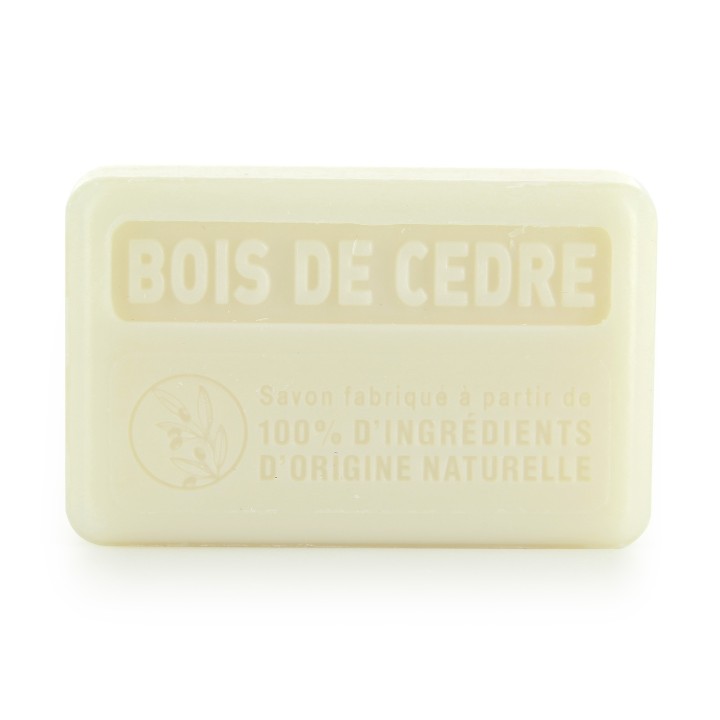 Savon Bois de Cèdre (huile essentielle) Nature 100% - Marseille
