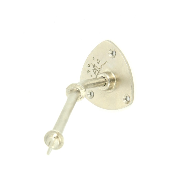 Porte savon mural chrome pour savon écolier