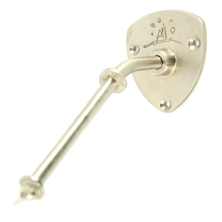 Porte savon mural chrome pour savon écolier