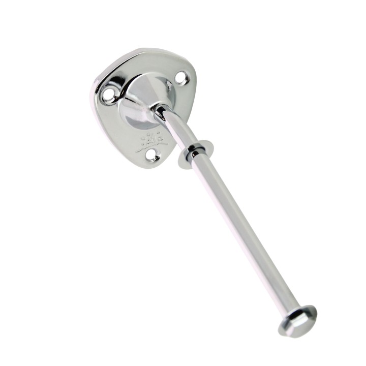 Porte savon mural chrome pour savon écolier