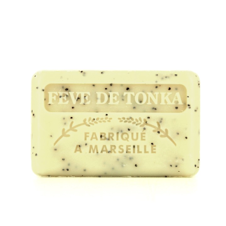 Savon Fève de Tonka -  Made in Marseille -  enrichi au beurre de karité bio