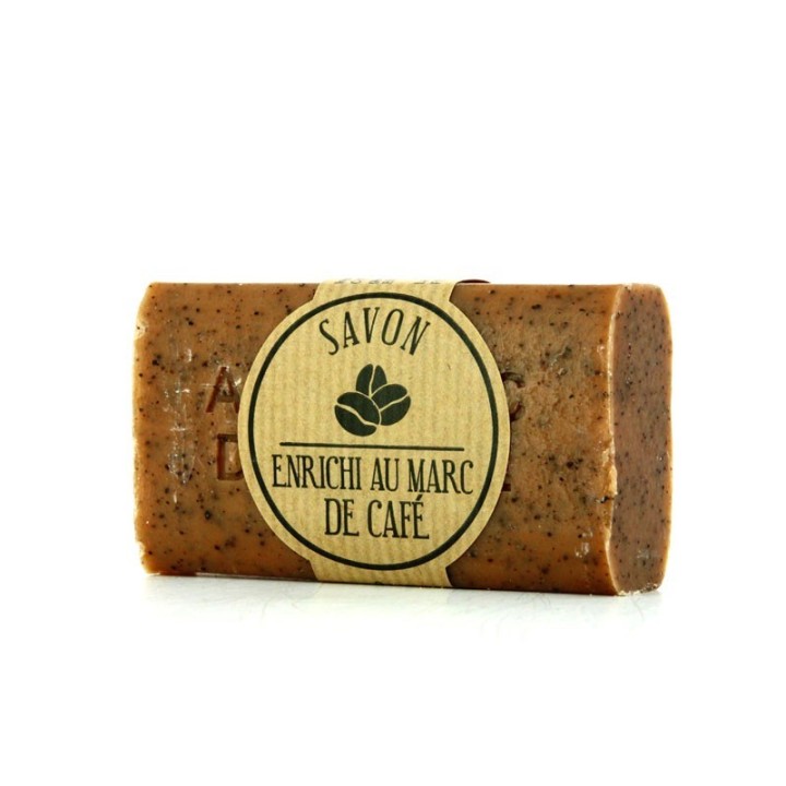 Savon au marc de café recyclé - Visage et Corps - Fabriqué à Marseille