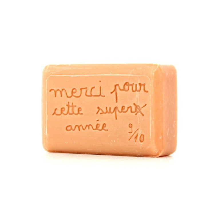 Savon Merci pour cette super année - fabriqué à Marseille - cadeau de remerciement original
