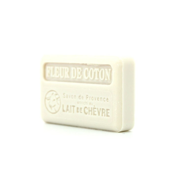 Savon 100g Lait de chèvre senteur Fleur de coton 100g - La Savonnette Marseillaise
