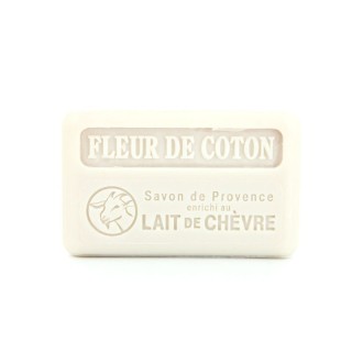 Savon 100g Lait de chèvre senteur Fleur de coton 100g - La Savonnette Marseillaise