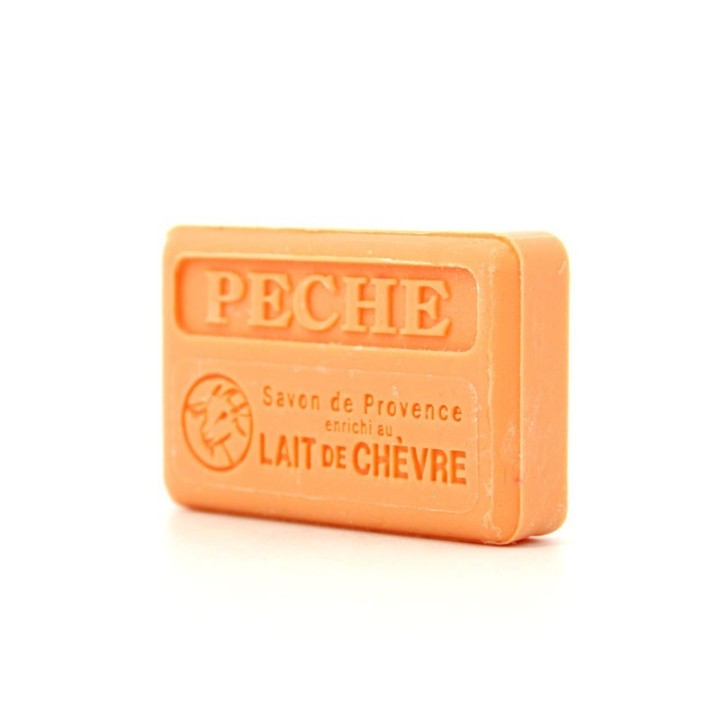Savon au Lait de Chèvre Senteur Pèche 100g La Savonnette Marseillaise