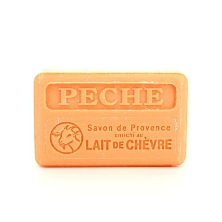 Savon au Lait de Chèvre Senteur Pèche 100g La Savonnette Marseillaise