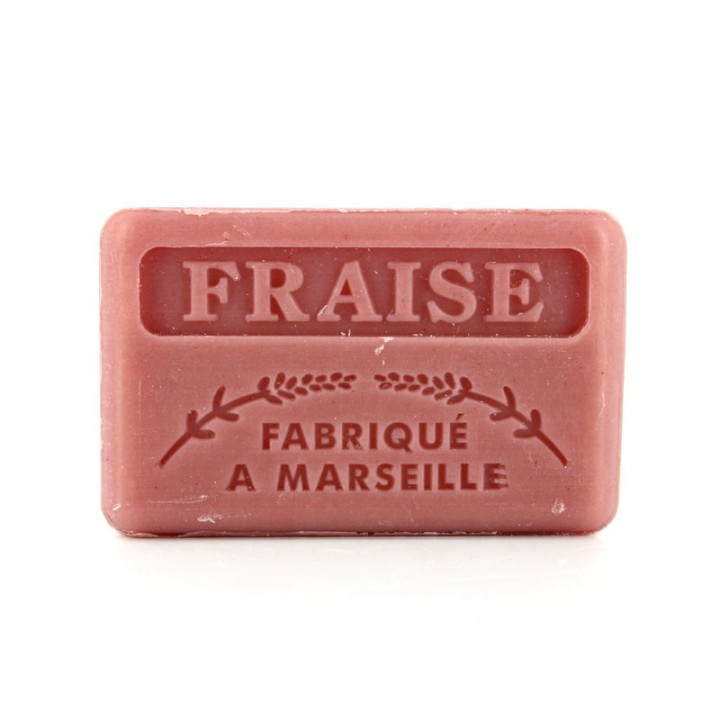 Savon Fraise -  Made in Marseille -  enrichie au beurre de karité bio