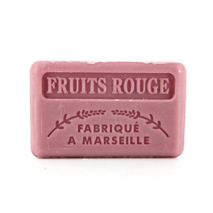 Savon Fruits Rouge -  Made in Marseille -  enrichie au beurre de karité bio