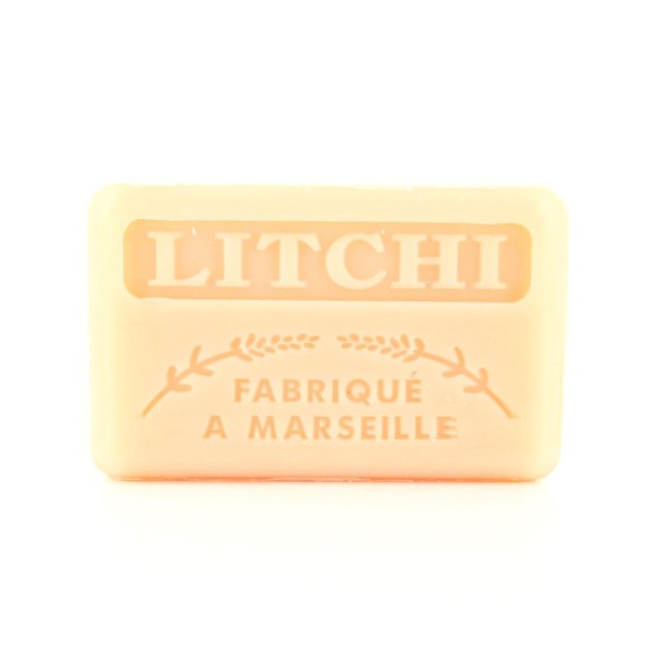 Savon Litchi -  Made in Marseille -  enrichie au beurre de karité bio