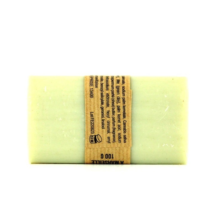 Savon à l'huile de chanvre - Visage et Corps - Fabriqué à Marseille